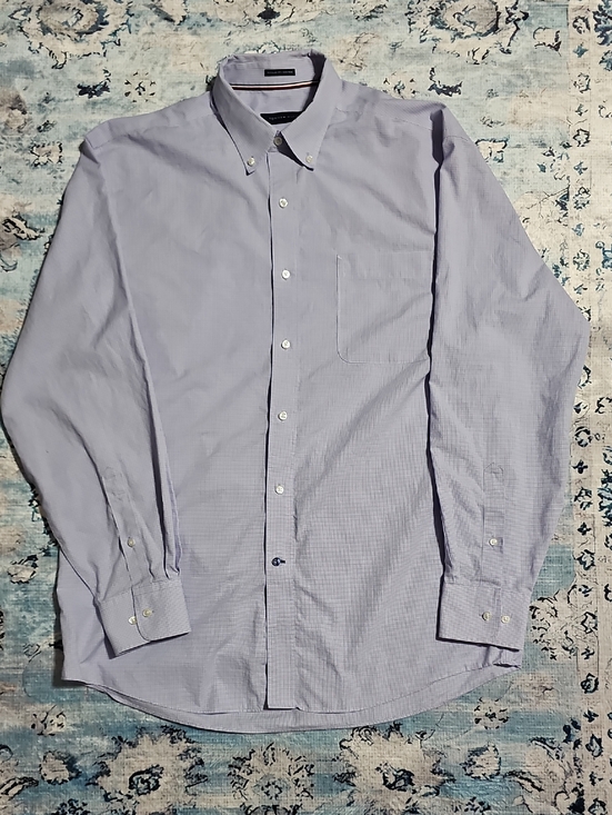 Tommy Hilfiger Other - Tommy Hilfiger Button Down Mens 16 34/35 Blue Excellent Non Iron Regular Fit